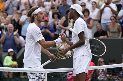 Georgia Tech’s Eubanks stuns Tsitsipas at Wimbledon to reach his first Grand Slam quarterfinal